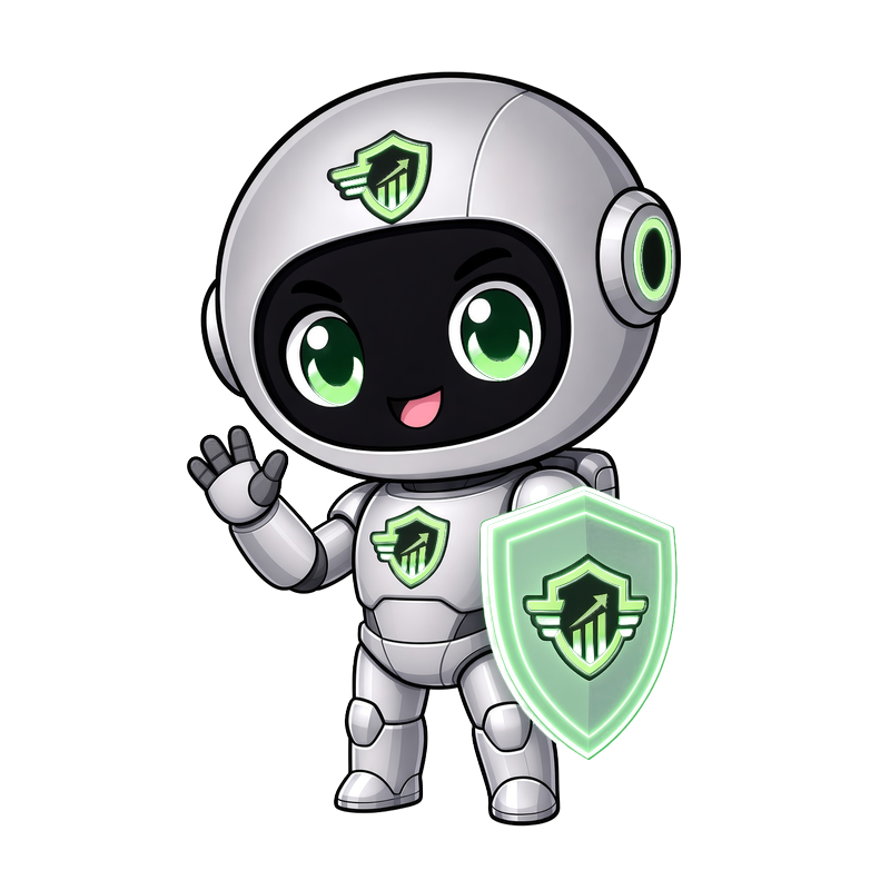 MerchDash mascot waving
